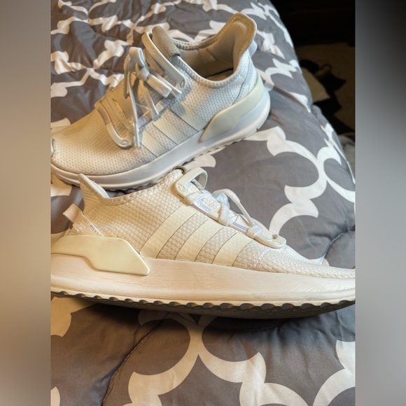 All white Adidas. EUC - Picture 2 of 4